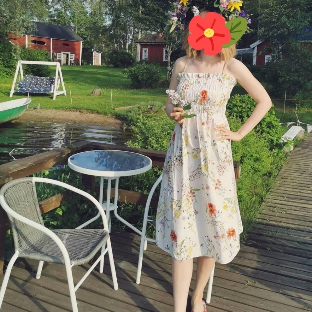 H&M Floral Midi Dress
